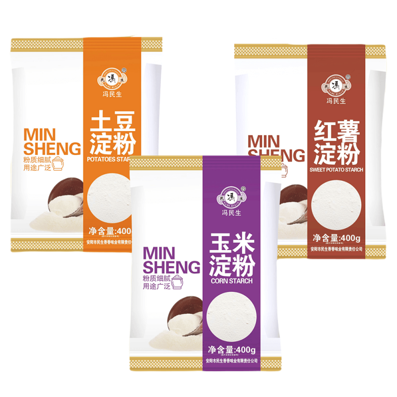 土豆淀粉、玉米淀粉、紅薯淀粉-200g